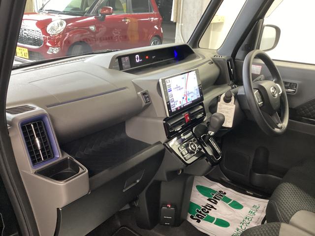 タントカスタムＸセレクション衝突被害軽減ブレーキ　横滑り防止装置　オートハイビーム　アイドリングストップ　ステアリングスイッチ　オートライト　キーフリーシステム　オートエアコン　ナビ　ドラレコ　パノラマカメラ　マット　バイザー（岐阜県）の中古車