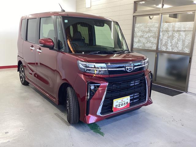 タントカスタムX衝突被害軽減ブレーキ 横滑り防止装置 オートハイビーム アイドリングストップ ステアリングスイッチ オートライト キーフリーシステム オートエアコン ディスプレイオーディオ(岐阜県)の中古車