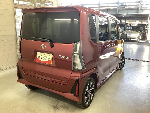 タントカスタムX衝突被害軽減ブレーキ 横滑り防止装置 オートハイビーム アイドリングストップ ステアリングスイッチ オートライト キーフリーシステム オートエアコン ディスプレイオーディオ(岐阜県)の中古車