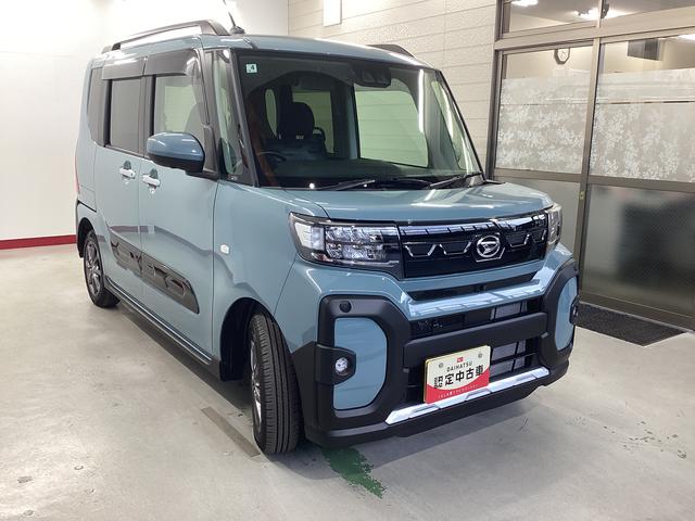 タントファンクロス衝突被害軽減ブレーキ　横滑り防止装置　オートハイビーム　アイドリングストップ　ステアリングスイッチ　オートライト　キーフリーシステム　オートエアコン　パノラマカメラ　マット　バイザー（岐阜県）の中古車