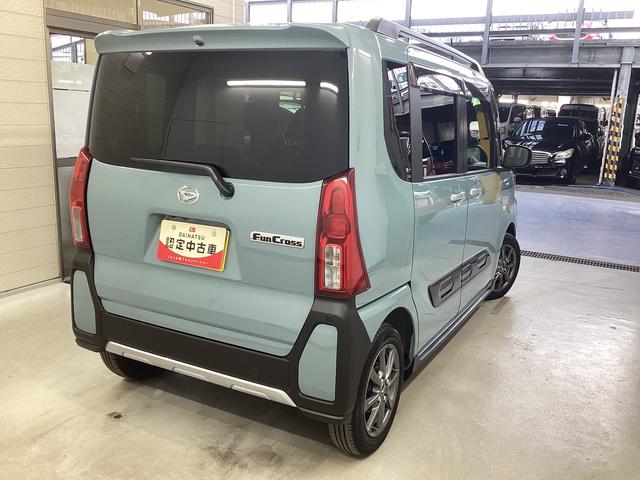 タントファンクロス衝突被害軽減ブレーキ　横滑り防止装置　オートハイビーム　アイドリングストップ　ステアリングスイッチ　オートライト　キーフリーシステム　オートエアコン　パノラマカメラ　マット　バイザー（岐阜県）の中古車