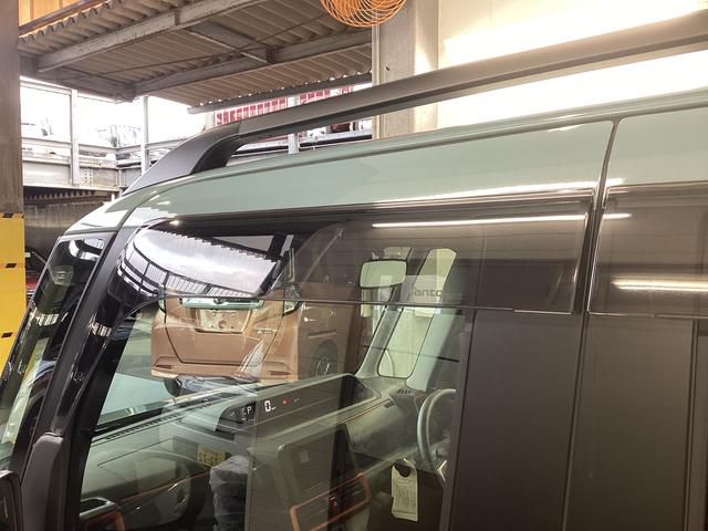 タントファンクロス衝突被害軽減ブレーキ　横滑り防止装置　オートハイビーム　アイドリングストップ　ステアリングスイッチ　オートライト　キーフリーシステム　オートエアコン　パノラマカメラ　マット　バイザー（岐阜県）の中古車