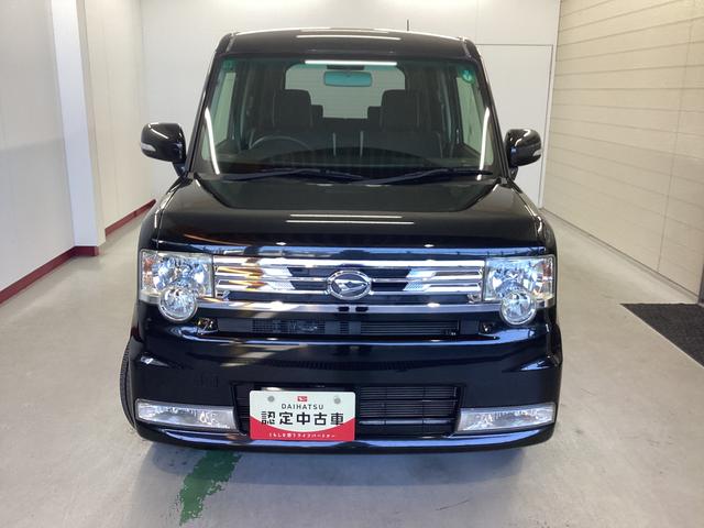 ムーヴコンテカスタム Gエアコン パワステ キーフリー 社外ナビ バックカメラ アイドリングストップ HIDヘッドライト マット バイザー(岐阜県)の中古車