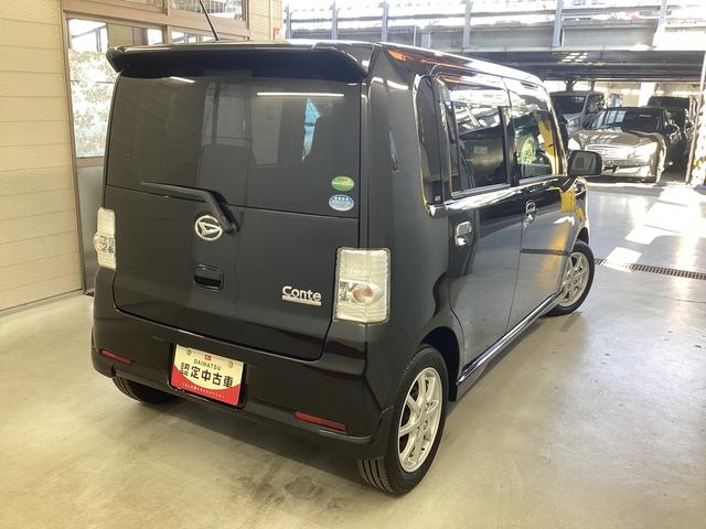 ムーヴコンテカスタム Gエアコン パワステ キーフリー 社外ナビ バックカメラ アイドリングストップ HIDヘッドライト マット バイザー(岐阜県)の中古車