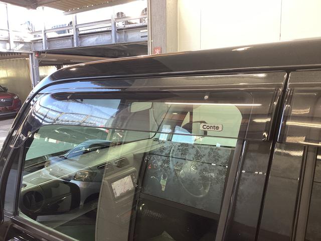 ムーヴコンテカスタム Gエアコン パワステ キーフリー 社外ナビ バックカメラ アイドリングストップ HIDヘッドライト マット バイザー(岐阜県)の中古車