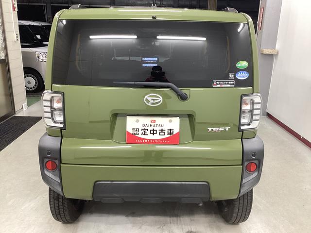 タフトＧターボ衝突被害軽減ブレーキ　横滑り防止装置　オートハイビーム　アイドリングストップ　ステアリングスイッチ　オートライト　キーフリーシステム　オートエアコン　ナビ　ドラレコ　パノラマカメラ　マット　バイザー（岐阜県）の中古車