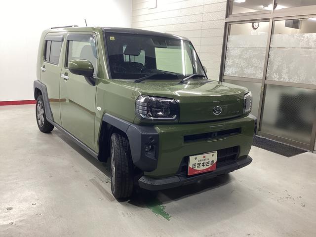 タフトＧターボ衝突被害軽減ブレーキ　横滑り防止装置　オートハイビーム　アイドリングストップ　ステアリングスイッチ　オートライト　キーフリーシステム　オートエアコン　ナビ　ドラレコ　パノラマカメラ　マット　バイザー（岐阜県）の中古車