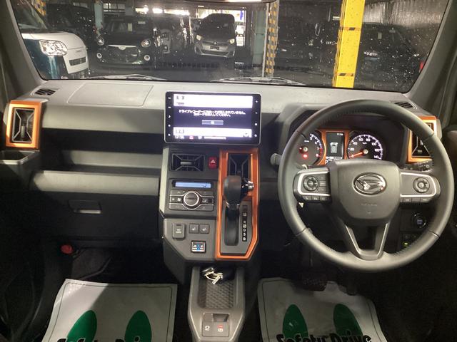 タフトＧターボ衝突被害軽減ブレーキ　横滑り防止装置　オートハイビーム　アイドリングストップ　ステアリングスイッチ　オートライト　キーフリーシステム　オートエアコン　ナビ　ドラレコ　パノラマカメラ　マット　バイザー（岐阜県）の中古車