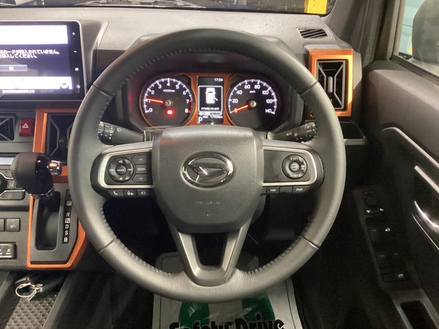 タフトＧターボ衝突被害軽減ブレーキ　横滑り防止装置　オートハイビーム　アイドリングストップ　ステアリングスイッチ　オートライト　キーフリーシステム　オートエアコン　ナビ　ドラレコ　パノラマカメラ　マット　バイザー（岐阜県）の中古車