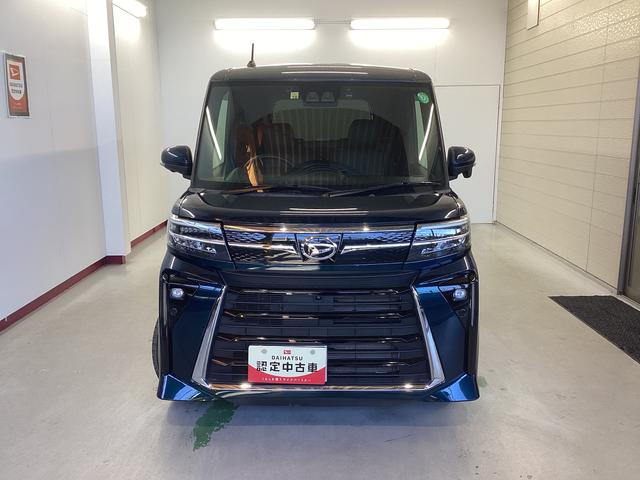 タントカスタムX衝突被害軽減ブレーキ 横滑り防止装置 オートハイビーム アイドリングストップ ステアリングスイッチ オートライト キーフリー オートエアコン ナビ ドラレコ パノラマカメラ ETC マット バイザー(岐阜県)の中古車