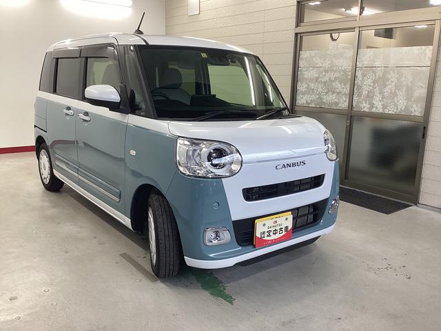 ムーヴキャンバスストライプスＧ衝突被害軽減ブレーキ　横滑り防止装置　オートハイビーム　アイドリングストップ　ステアリングスイッチ　オートライト　キーフリー　ディスプレイオーディオ　ドラレコ　バックカメラ　ＥＴＣ　マット　バイザー（岐阜県）の中古車