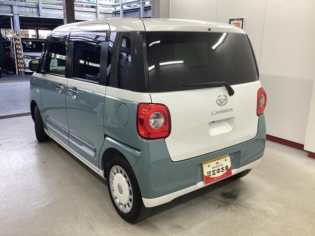 ムーヴキャンバスストライプスＧ衝突被害軽減ブレーキ　横滑り防止装置　オートハイビーム　アイドリングストップ　ステアリングスイッチ　オートライト　キーフリー　ディスプレイオーディオ　ドラレコ　バックカメラ　ＥＴＣ　マット　バイザー（岐阜県）の中古車