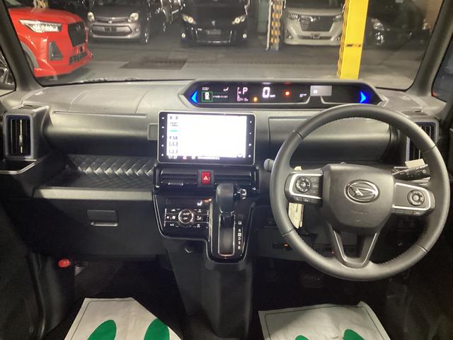 タントカスタムＲＳスタイルセレクション衝突被害軽減ブレーキ　横滑り防止装置　オートハイビーム　アイドリングストップ　ステアリングスイッチ　オートライト　キーフリーム　オートエアコン　ナビ　ドラレコ　バックカメラ　ＥＴＣ　マット　バイザー（岐阜県）の中古車