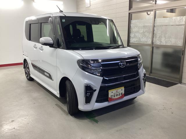 タントカスタムＲＳスタイルセレクション衝突被害軽減ブレーキ　横滑り防止装置　オートハイビーム　アイドリングストップ　ステアリングスイッチ　オートライト　キーフリー　オートエアコン　ナビ　パノラマカメラ　ドラレコ　ＥＴＣ　マット　バイザー（岐阜県）の中古車