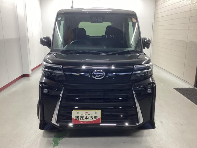 タントカスタムX衝突被害軽減ブレーキ 横滑り防止装置 オートハイビーム アイドリングストップ ステアリングスイッチ オートライト キーフリーシステム オートエアコン パノラマカメラ マット バイザー(岐阜県)の中古車