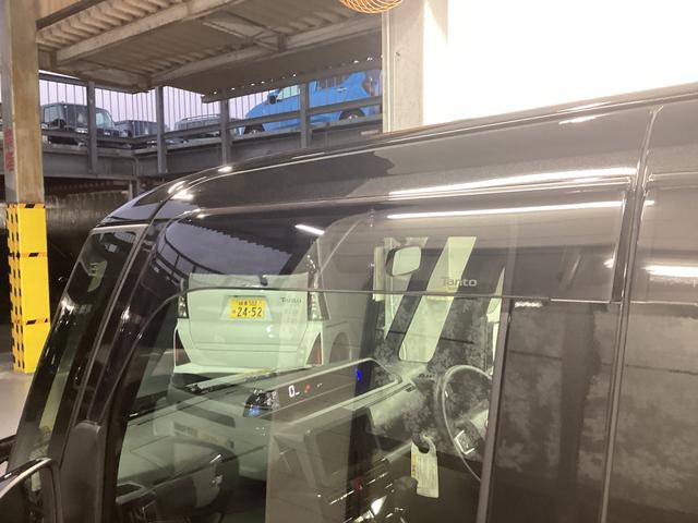 タントカスタムX衝突被害軽減ブレーキ 横滑り防止装置 オートハイビーム アイドリングストップ ステアリングスイッチ オートライト キーフリーシステム オートエアコン パノラマカメラ マット バイザー(岐阜県)の中古車