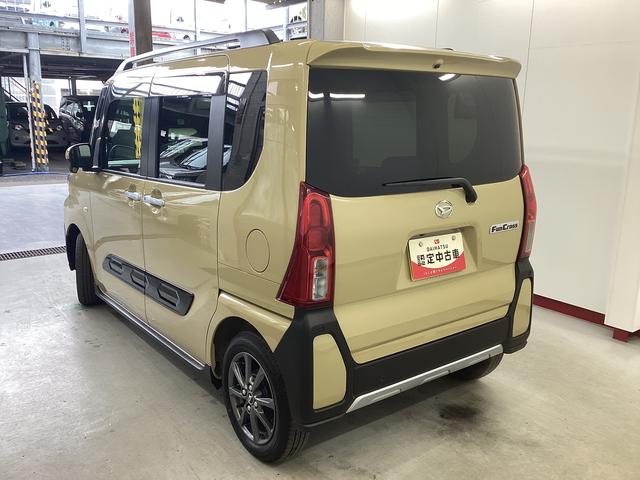 タントファンクロス衝突被害軽減ブレーキ　横滑り防止装置　オートハイビーム　アイドリングストップ　ステアリングスイッチ　オートライト　キーフリーシステム　オートエアコン　パノラマカメラ　マット　バイザー（岐阜県）の中古車