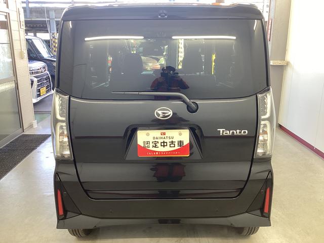 タントカスタムＸ衝突被害軽減ブレーキ　横滑り防止装置　オートハイビーム　アイドリングストップ　ステアリングスイッチ　オートライト　キーフリーシステム　オートエアコン　パノラマカメラ　マット　バイザー（岐阜県）の中古車