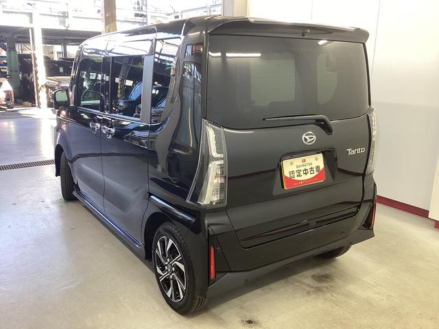 タントカスタムＸ衝突被害軽減ブレーキ　横滑り防止装置　オートハイビーム　アイドリングストップ　ステアリングスイッチ　オートライト　キーフリーシステム　オートエアコン　パノラマカメラ　マット　バイザー（岐阜県）の中古車