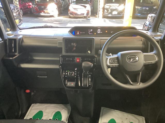 タントカスタムＸ衝突被害軽減ブレーキ　横滑り防止装置　オートハイビーム　アイドリングストップ　ステアリングスイッチ　オートライト　キーフリーシステム　オートエアコン　パノラマカメラ　マット　バイザー（岐阜県）の中古車