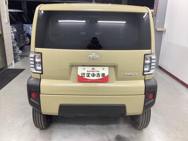 タフトＸ衝突被害軽減ブレーキ　横滑り防止装置　オートハイビーム　アイドリングストップ　ステアリングスイッチ　オートライト　キーフリーシステム　オートエアコン　パノラマカメラ　マット　バイザー（岐阜県）の中古車