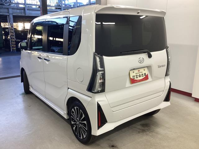 タントカスタムRS衝突被害軽減ブレーキ 横滑り防止装置 オートハイビーム アイドリングストップ ステアリングスイッチ オートライト キーフリー オートエアコン ナビ ドラレコ パノラマカメラ ETC マット バイザー(岐阜県)の中古車