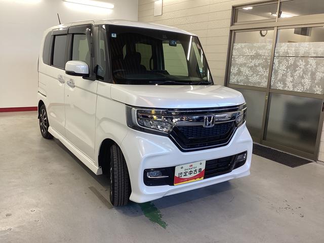 Ｎ−ＢＯＸカスタムＧ・ＥＸホンダセンシング衝突被害軽減ブレーキ　横滑り防止装置　オートライト　キーフリーシステム　オートエアコン　ナビ　バックカメラ　ＥＴＣ　社外ドラレコ　マット　バイザー（岐阜県）の中古車