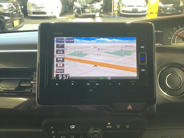 Ｎ−ＢＯＸカスタムＧ・ＥＸホンダセンシング衝突被害軽減ブレーキ　横滑り防止装置　オートライト　キーフリーシステム　オートエアコン　ナビ　バックカメラ　ＥＴＣ　社外ドラレコ　マット　バイザー（岐阜県）の中古車