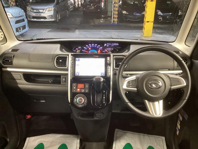 タントカスタムＲＳ　ＳＡ衝突被害軽減ブレーキ　横滑り防止装置　アイドリングストップ　ステアリングスイッチ　オートライト　キーフリー　オートエアコン　ナビ　ドラレコ　バックカメラ　ＥＴＣ　マット　バイザー（岐阜県）の中古車