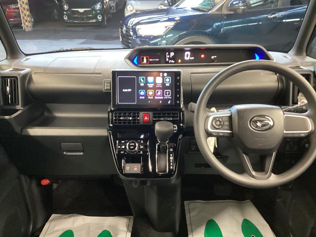 タントカスタムX衝突被害軽減ブレーキ 横滑り防止装置 オートハイビーム アイドリングストップ ステアリングスイッチ オートライト キーフリーシステム オートエアコン ディスプレイオーディオ バックカメラ(岐阜県)の中古車