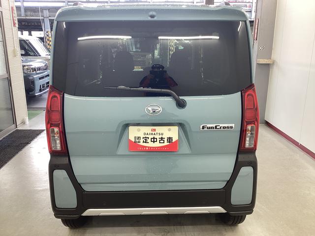 タントファンクロスターボ衝突被害軽減ブレーキ 横滑り防止装置 オートハイビーム アイドリングストップ ステアリングスイッチ オートライト キーフリーシステム オートエアコン パノラマカメラ(岐阜県)の中古車