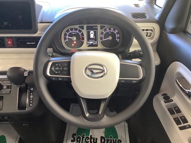 ムーヴキャンバスストライプスＧ衝突被害軽減ブレーキ　横滑り防止装置　オートハイビーム　アイドリングストップ　ステアリングスイッチ　オートライト　キーフリーシステム　オートエアコン　バックカメラ　マット　バイザー（岐阜県）の中古車