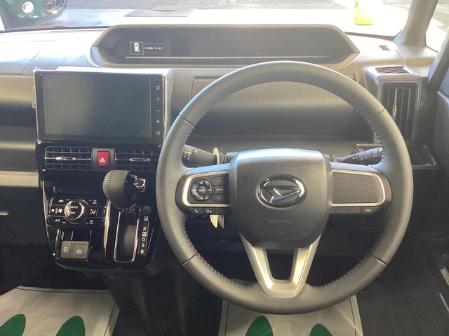 タントカスタムＲＳ衝突被害軽減ブレーキ　横滑り防止装置　オートハイビーム　アイドリングストップ　ステアリングスイッチ　オートライト　キーフリーシステム　オートエアコン　ディスプレイオーディオ　バックカメラ（岐阜県）の中古車