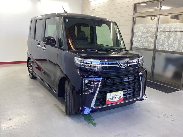 タントカスタムＲＳ衝突被害軽減ブレーキ　横滑り防止装置　オートハイビーム　アイドリングストップ　ステアリングスイッチ　オートライト　キーフリーシステム　オートエアコン　ディスプレイオーディオ　バックカメラ（岐阜県）の中古車