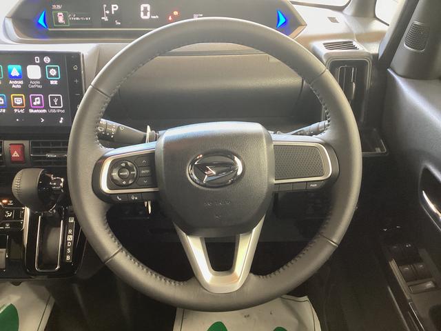 タントカスタムＲＳ衝突被害軽減ブレーキ　横滑り防止装置　オートハイビーム　アイドリングストップ　ステアリングスイッチ　オートライト　キーフリーシステム　オートエアコン　ディスプレイオーディオ　バックカメラ（岐阜県）の中古車