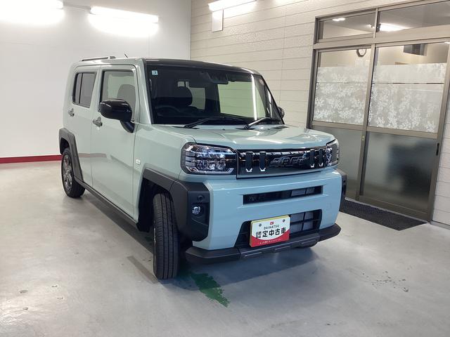 タフトG ダーククロムベンチャー衝突被害軽減ブレーキ 横滑り防止装置 オートハイビーム アイドリングストップ ステアリングスイッチ オートライト キーフリーシステム オートエアコン ナビ ドラレコ バックカメラ ETC マット(岐阜県)の中古車