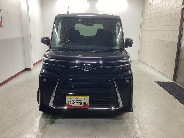 タントカスタムＲＳ衝突被害軽減ブレーキ　横滑り防止装置　オートハイビーム　アイドリングストップ　ステアリングスイッチ　オートライト　キーフリーシステム　オートエアコン　ナビ　ドラレコ　パノラマカメラ　マット　バイザー（岐阜県）の中古車