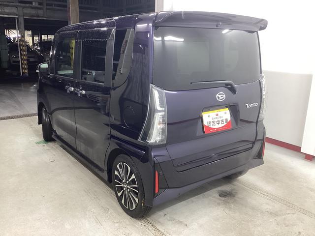 タントカスタムＲＳ衝突被害軽減ブレーキ　横滑り防止装置　オートハイビーム　アイドリングストップ　ステアリングスイッチ　オートライト　キーフリーシステム　オートエアコン　ナビ　ドラレコ　パノラマカメラ　マット　バイザー（岐阜県）の中古車