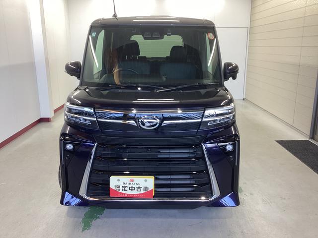 タントカスタムX衝突被害軽減ブレーキ 横滑り防止装置 オートハイビーム アイドリングストップ ステアリングスイッチ オートライト キーフリーシステム オートエアコン ナビ ドラレコ パノラマカメラ ETC マット(岐阜県)の中古車