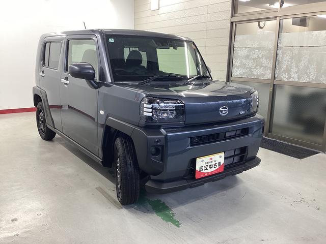 タフトX衝突被害軽減ブレーキ 横滑り防止装置 4WD オートハイビーム アイドリングストップ ステアリングスイッチ オートライト キーフリーシステム オートエアコン ナビ ドラレコ ETC マット(岐阜県)の中古車