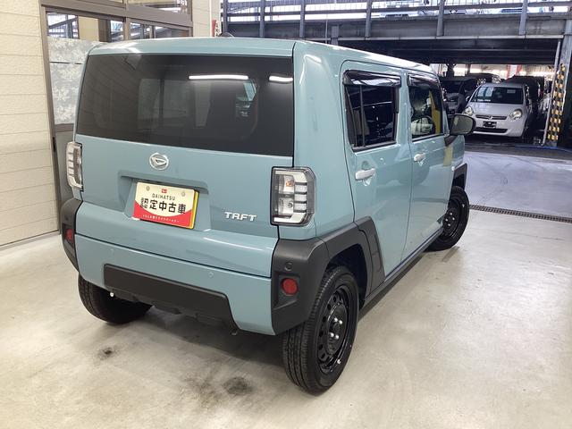 タフトＸ衝突被害軽減ブレーキ　横滑り防止装置　オートハイビーム　アイドリングストップ　ステアリングスイッチ　オートライト　キーフリーシステム　オートエアコン　パノラマカメラ　マット　バイザー（岐阜県）の中古車