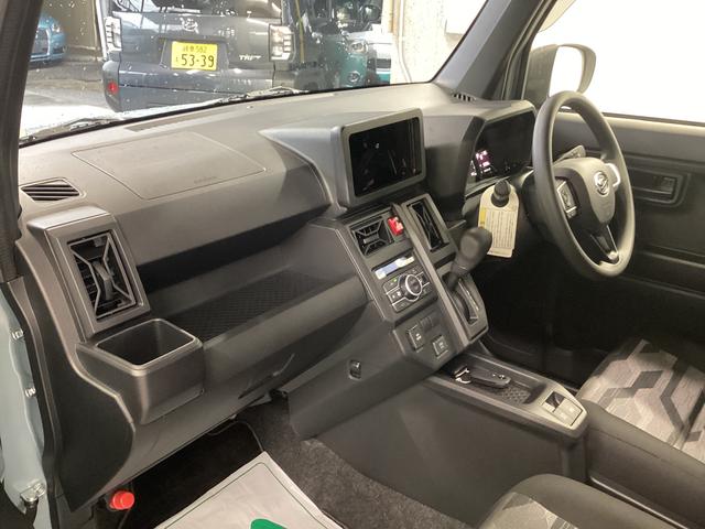 タフトＸ衝突被害軽減ブレーキ　横滑り防止装置　オートハイビーム　アイドリングストップ　ステアリングスイッチ　オートライト　キーフリーシステム　オートエアコン　パノラマカメラ　マット　バイザー（岐阜県）の中古車