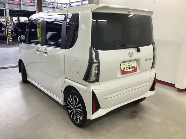 タントカスタムＲＳ衝突被害軽減ブレーキ　横滑り防止装置　オートハイビーム　アイドリングストップ　ステアリングスイッチ　オートライト　キーフリー　オートエアコン　ナビ　ドラレコ　パノラマカメラ　ＥＴＣ　マット　バイザー（岐阜県）の中古車