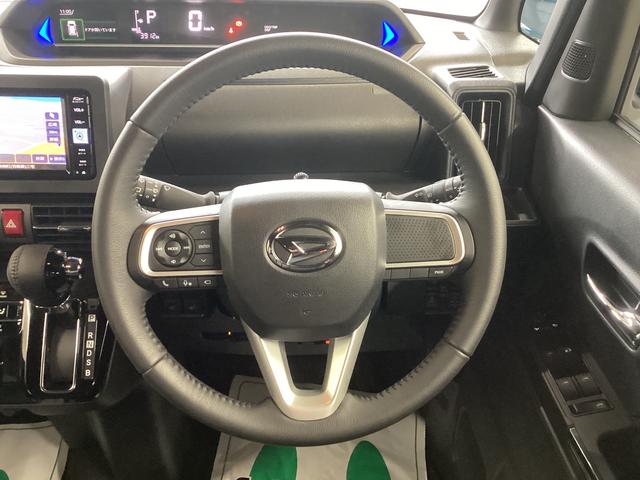 タントカスタムＲＳ衝突被害軽減ブレーキ　横滑り防止装置　オートハイビーム　アイドリングストップ　ステアリングスイッチ　オートライト　キーフリー　オートエアコン　ナビ　ドラレコ　パノラマカメラ　ＥＴＣ　マット　バイザー（岐阜県）の中古車