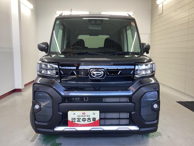 タントファンクロスターボ衝突被害軽減ブレーキ　横滑り防止装置　オートハイビーム　アイドリングストップ　ステアリングスイッチ　オートライト　キーフリーシステム　オートエアコン　パノラマカメラ　マット　バイザー（岐阜県）の中古車