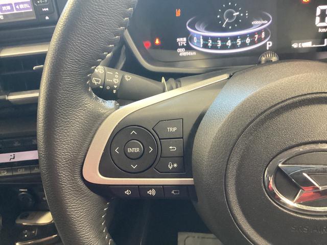 ロッキープレミアム衝突被害軽減ブレーキ 横滑り防止装置 4WD オートハイビーム アイドリングストップ ステアリングスイッチ オートライト キーフリーシステム ナビ ドラレコ ETC パノラマカメラ マット バイザー(岐阜県)の中古車