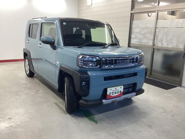 タフトＧターボ　クロムベンチャー衝突被害軽減ブレーキ　横滑り防止装置　オートハイビーム　アイドリングストップ　ステアリングスイッチ　オートライト　キーフリーシステム　オートエアコン　ナビ　ドラレコ　パノラマカメラ　ＥＴＣ　マット（岐阜県）の中古車