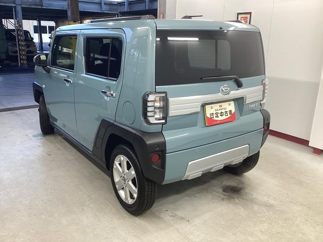 タフトＧターボ　クロムベンチャー衝突被害軽減ブレーキ　横滑り防止装置　オートハイビーム　アイドリングストップ　ステアリングスイッチ　オートライト　キーフリーシステム　オートエアコン　ナビ　ドラレコ　パノラマカメラ　ＥＴＣ　マット（岐阜県）の中古車