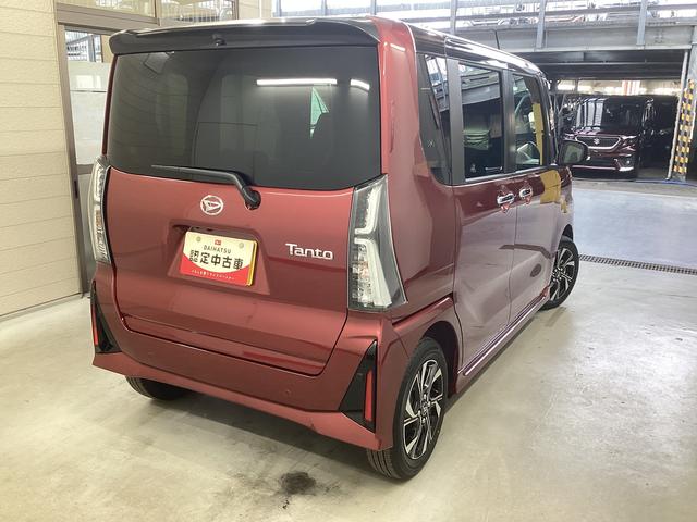 タントカスタムX衝突被害軽減ブレーキ 横滑り防止装置 オートハイビーム アイドリングストップ ステアリングスイッチ オートライト キーフリーシステム オートエアコン ディスプレイオーディオ バックカメラ(岐阜県)の中古車