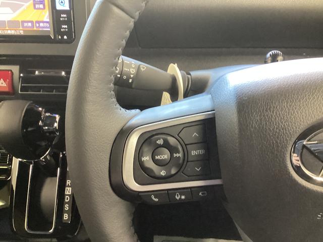 タントカスタムRS衝突被害軽減ブレーキ 横滑り防止装置 4WD オートハイビーム アイドリングストップ ステアリングスイッチ オートライト キーフリーシステム ナビ ドラレコ パノラマカメラ ETC マット バイザー(岐阜県)の中古車